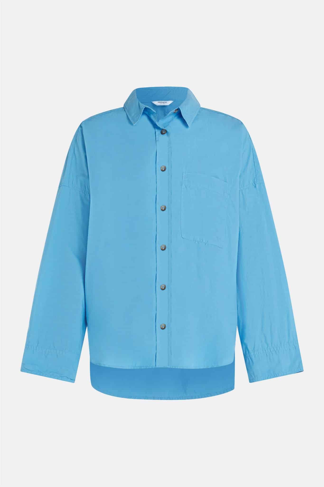 nadering trimmen overdrijven Penn & Ink blouse blue - Highlandsmode
