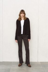 No man's Land cardigan coffee