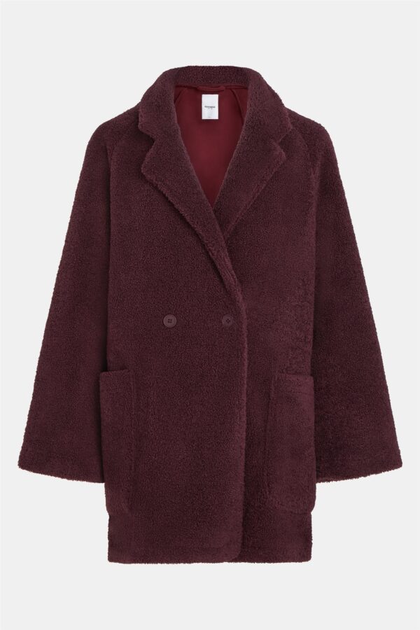 Penn & Ink coat aubergine