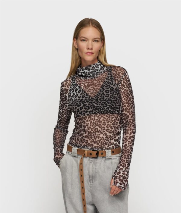 10 Days long sleeve leopard