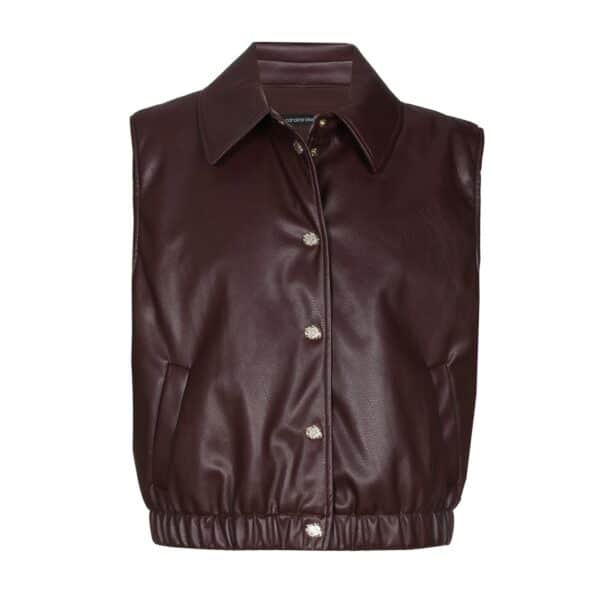 Caroline Biss bodywarmer wine