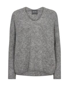 Mos M Thora v-neck grey