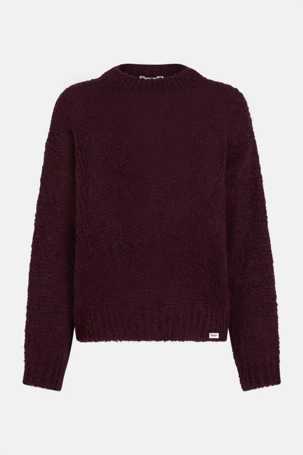 Penn & Ink jumper aubergine