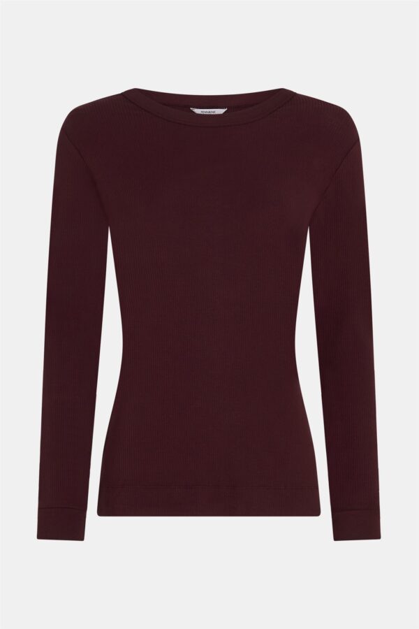 Penn & Ink tee ls aubergine