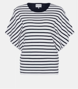Leo & Ugo top navy / white