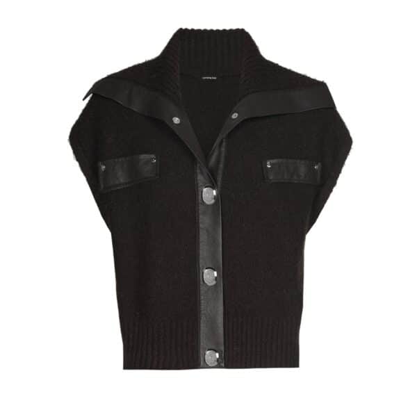 Caroline Biss vest coffee